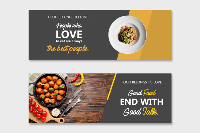 I will design a social media and web banner