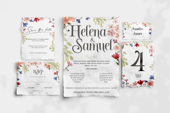 I will design a wedding card or invitation card for any event