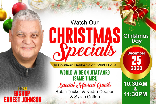 I will design an online, livestream church or event flyer