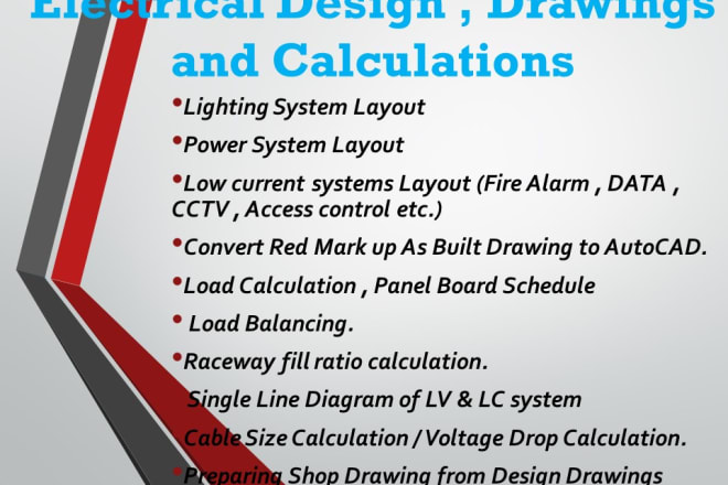 I will design and draw electrical drawings and floor plans