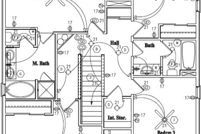 I will design and draw floor plans, electrical, plumbing drawings