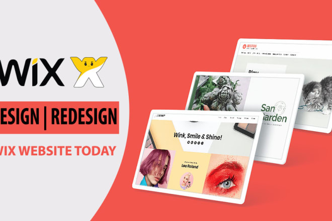 I will design and redesign wix website