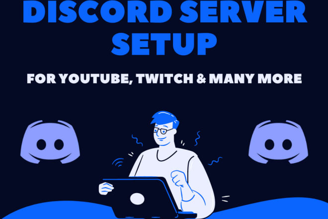 I will design and setup your own gaming discord server in 24 hours
