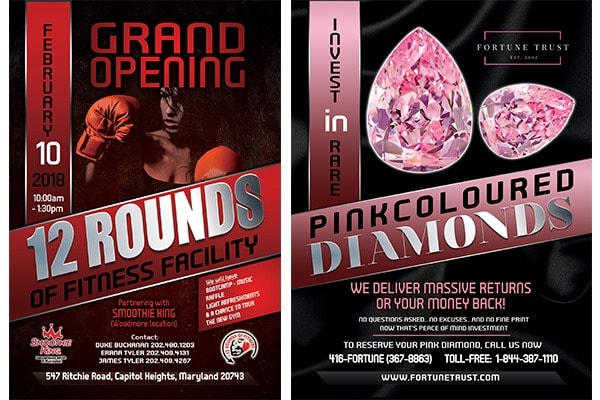 I will design any kind of business fliers