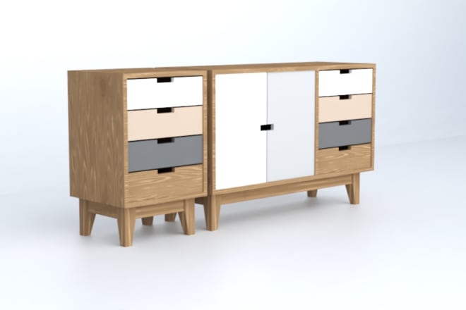 I will design, blueprint and render DIY wood product by sketchup in 1 day