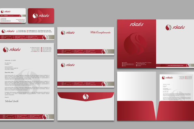 I will design business card, letterhead, and stationery items