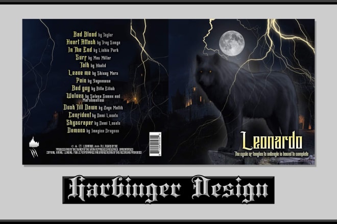 I will design cd album covers