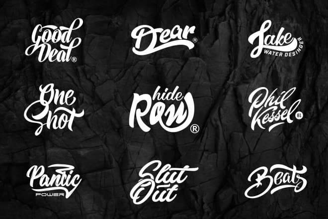 I will design clean handwritten or signature logo