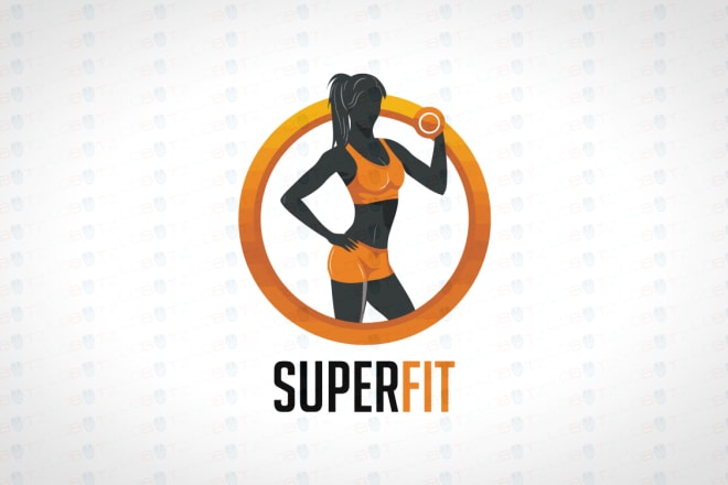 I will design creative and professional fitness logo design l for your business
