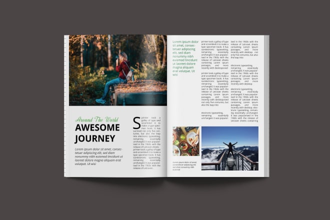 I will design creative magazine ans newsletter