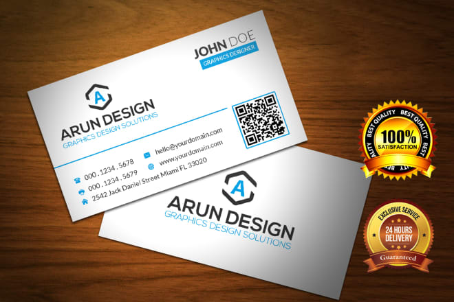 I will design creative minimalist business card