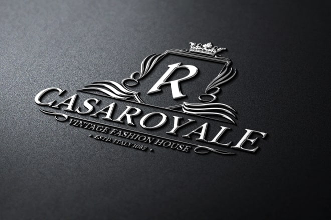 I will design crest heraldic, luxury logo