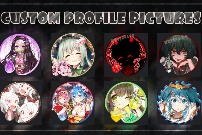 I will design custom profile picture for your discord