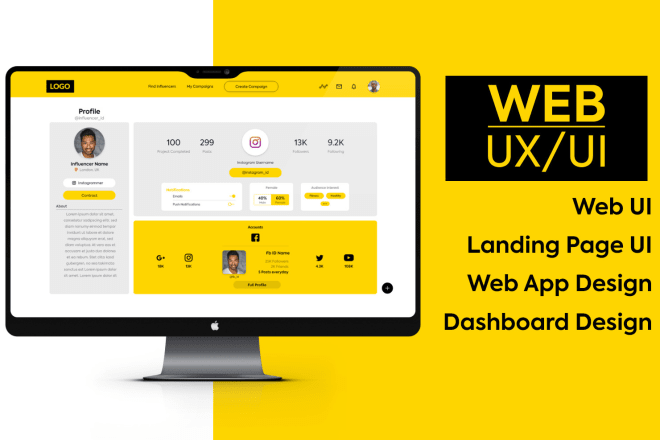 I will design exclusive ui ux of responsive web or landing page