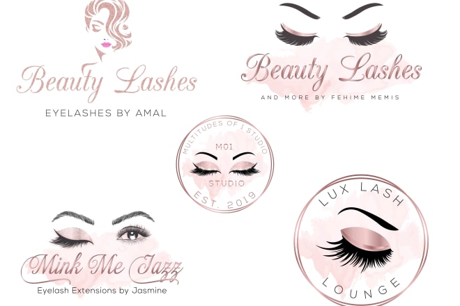 I will design eyelash logo in different styles