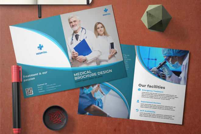 I will design flyer tri fold bi fold brochure for your business