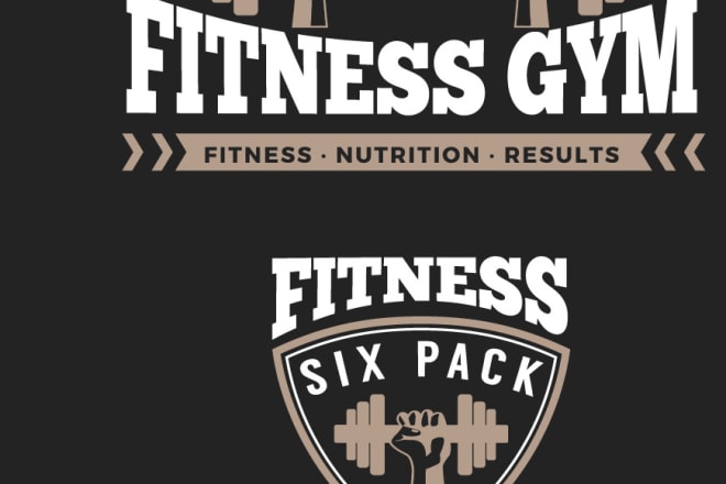 I will design gym logo athlete and sportswear