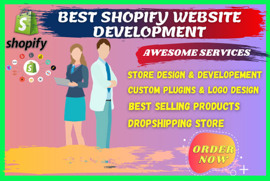 I will design highly profitable shopify dropshipping store shopify website