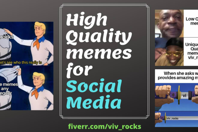 I will design HQ funny memes, social media posts or quotes