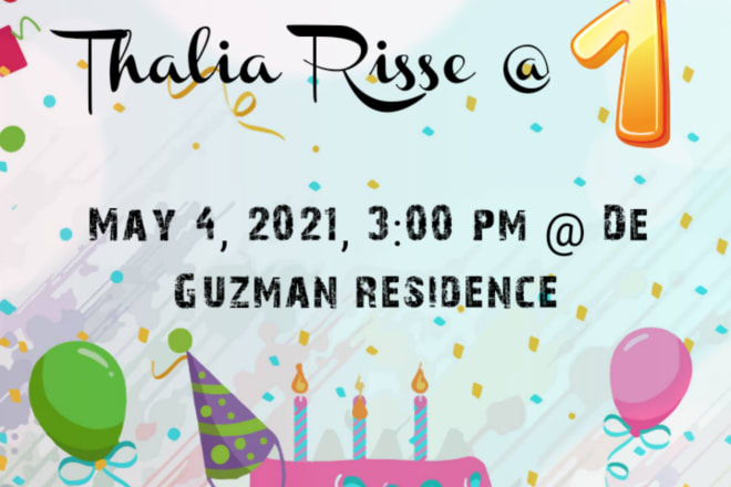 I will design invitation card applicable for any occasion