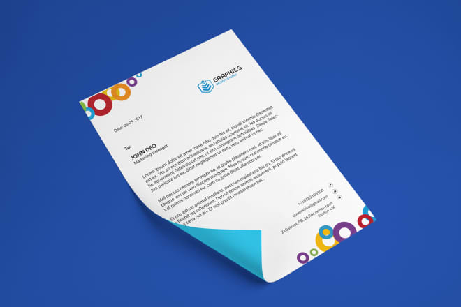 I will design letterhead in editable word format 4 hours