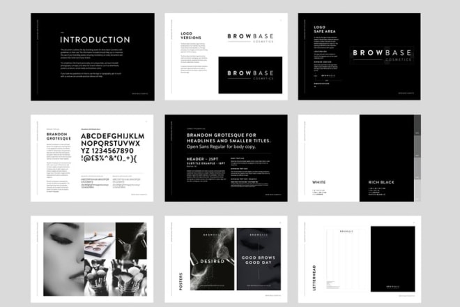 I will design logo,stationery and guideline for your brand