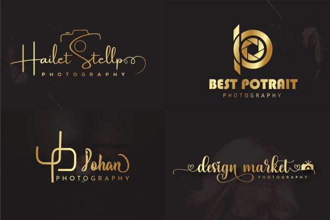 I will design luxury photography signature logo, or watermark