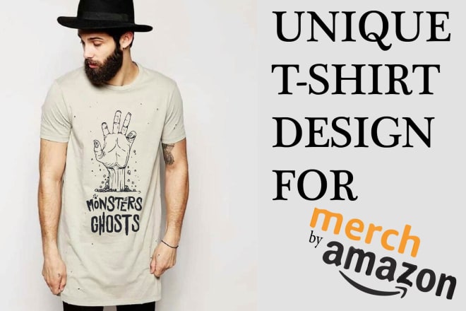 I will design original merch by amazon t shirts that sell more