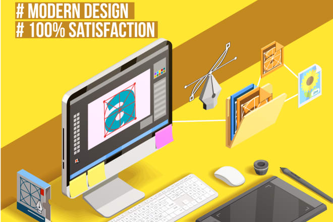 I will design posters, banner and broucher