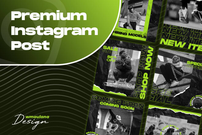 I will design premium quality instagram post