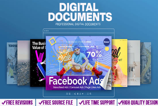 I will design print or digital magazine, digital product catalog, lookbook