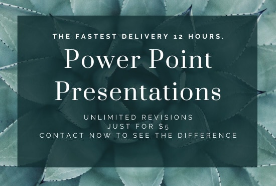I will design professional and awesome presentations