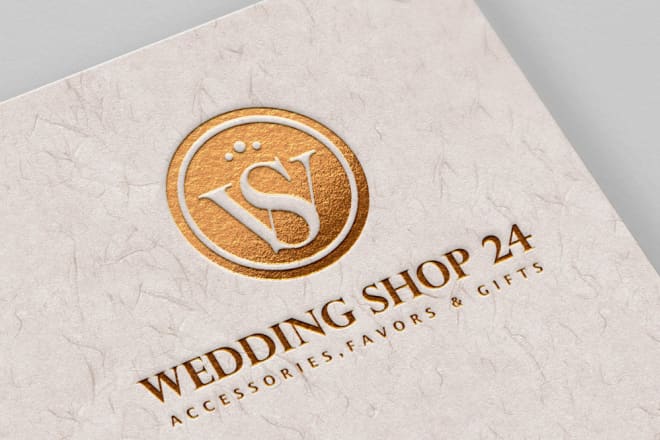 I will design professional and modern luxury wedding logo