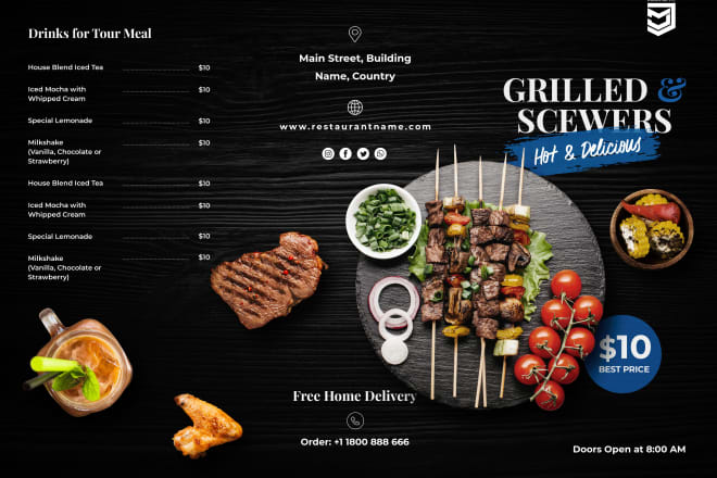 I will design professional flyer, trifold or bifold brochure design