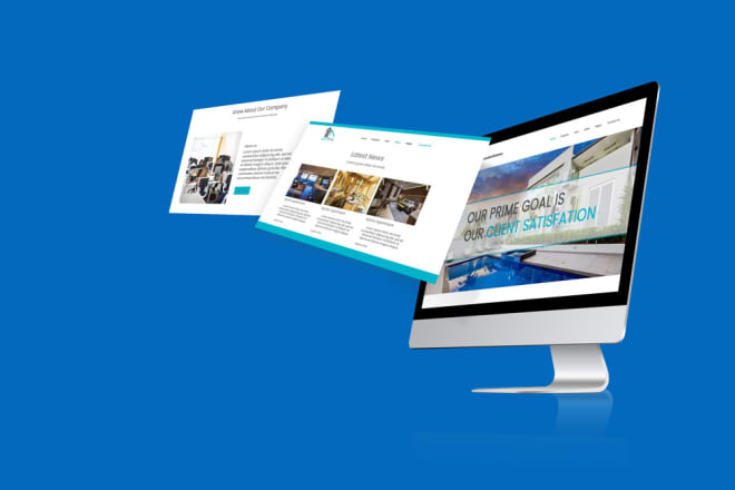 I will design professional, responsive website design