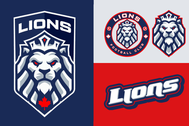 I will design professional sports logo in badge, shield, and mascot style