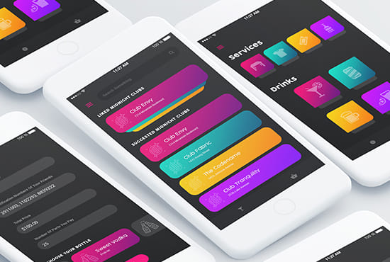 I will design professional web or mobile app UI