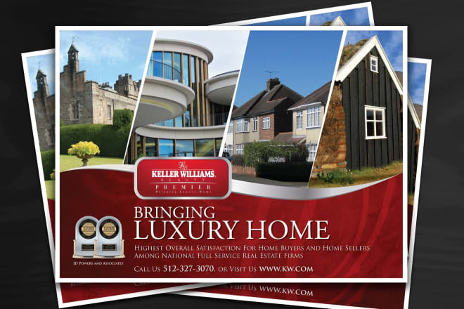 I will design real estate flyer, poster, brochure and postcard