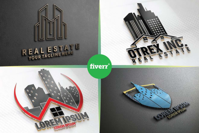 I will design real estate logo design