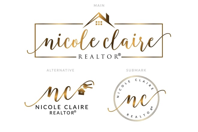 I will design realtor logo with revision