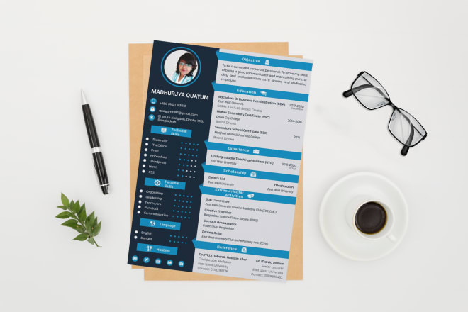 I will design resume, CV, portfolio and product packaging