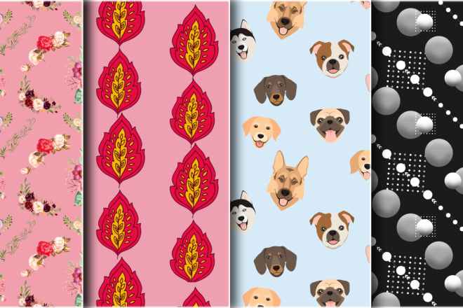 I will design seamless floral patterns and textile patterns for you