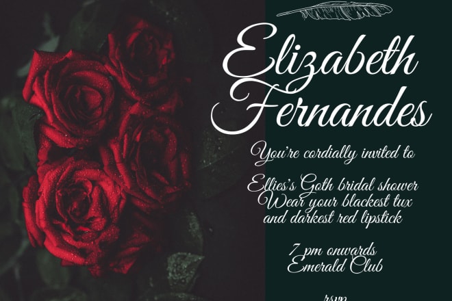 I will design the best invitation cards for your occasion