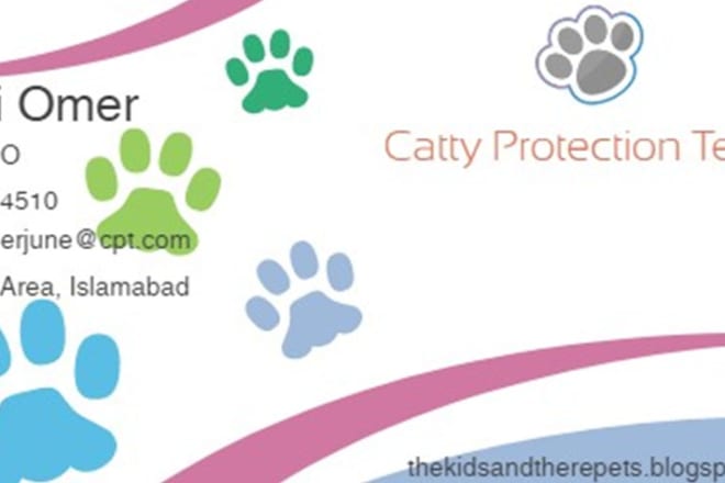 I will design unique and colorful business cards