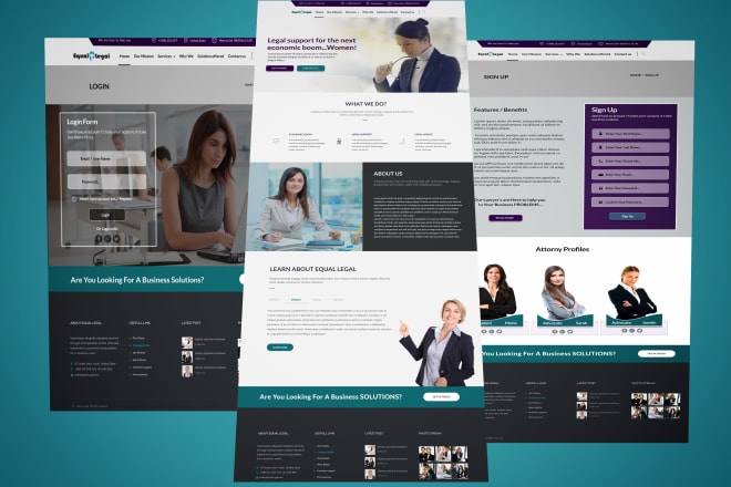 I will design web template or landing page in PSD