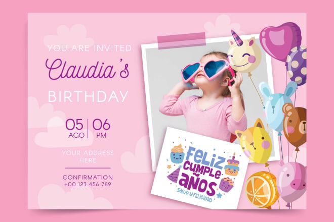 I will design wedding, birthday party, event invitation card