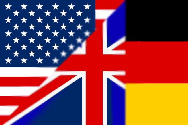 I will deutsch zu englisch and english to german übersetzen