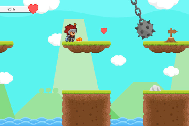 I will develop 2d game with unity for mobile, pc