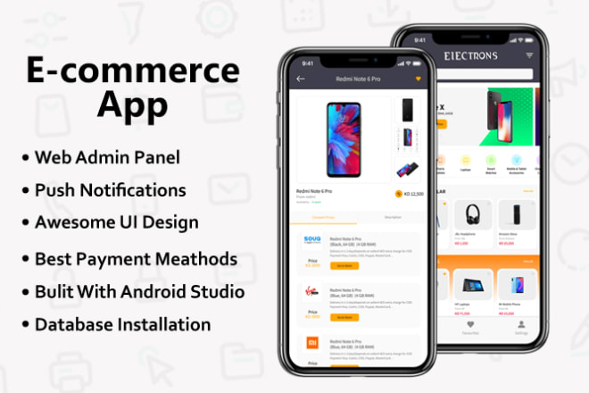 I will develop a android e commerce app
