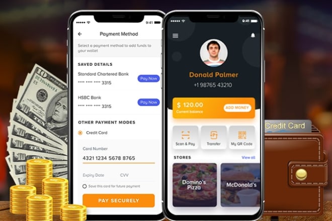 I will develop cash app, wallet app, payment app, bank app for you